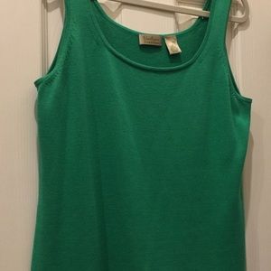 BOUTIQUE ESSENTIALS Soft Green Sleeveless Top